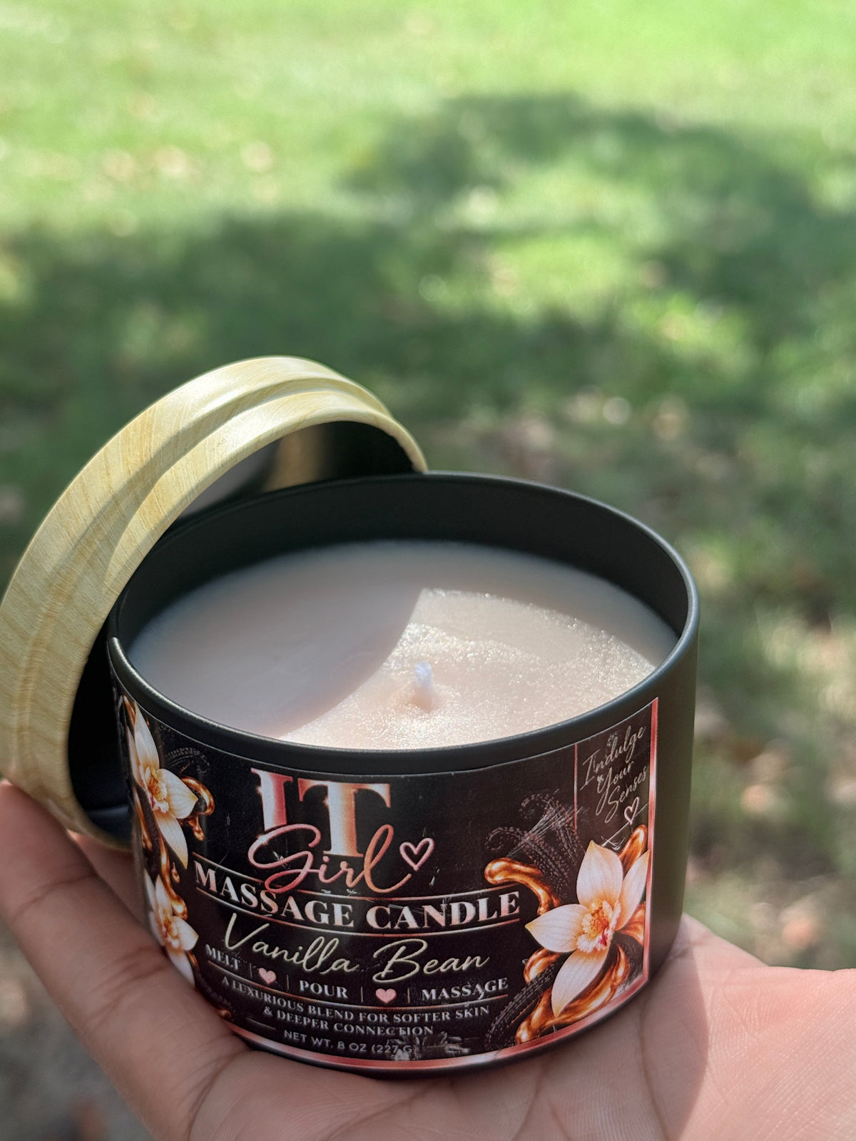 It Girl Cosmetics Vanilla Bean Massage Candle