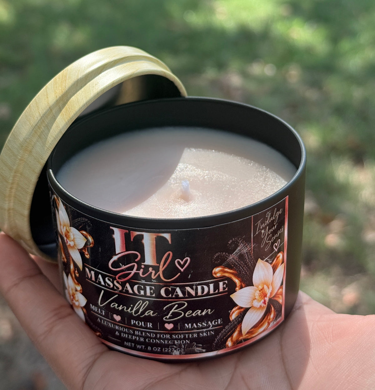 It Girl Cosmetics Vanilla Bean Massage Candle