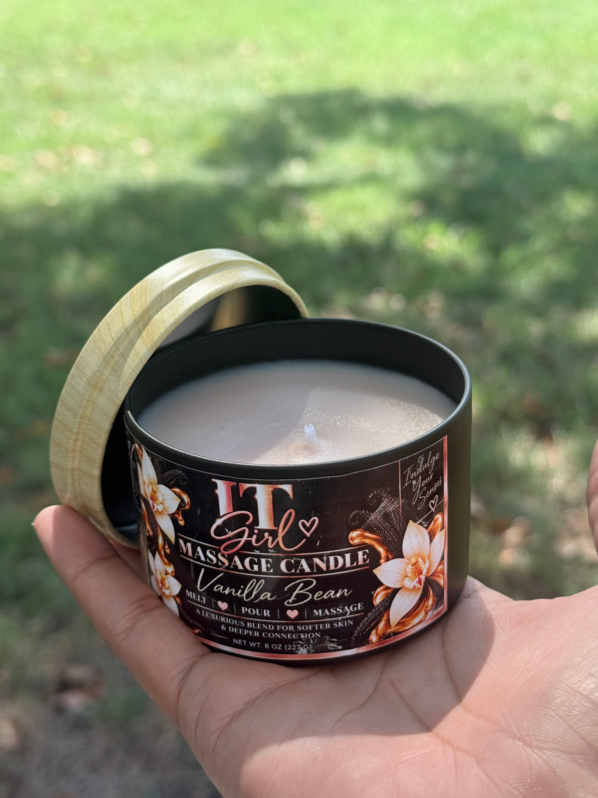 It Girl Cosmetics Vanilla Bean Massage Candle