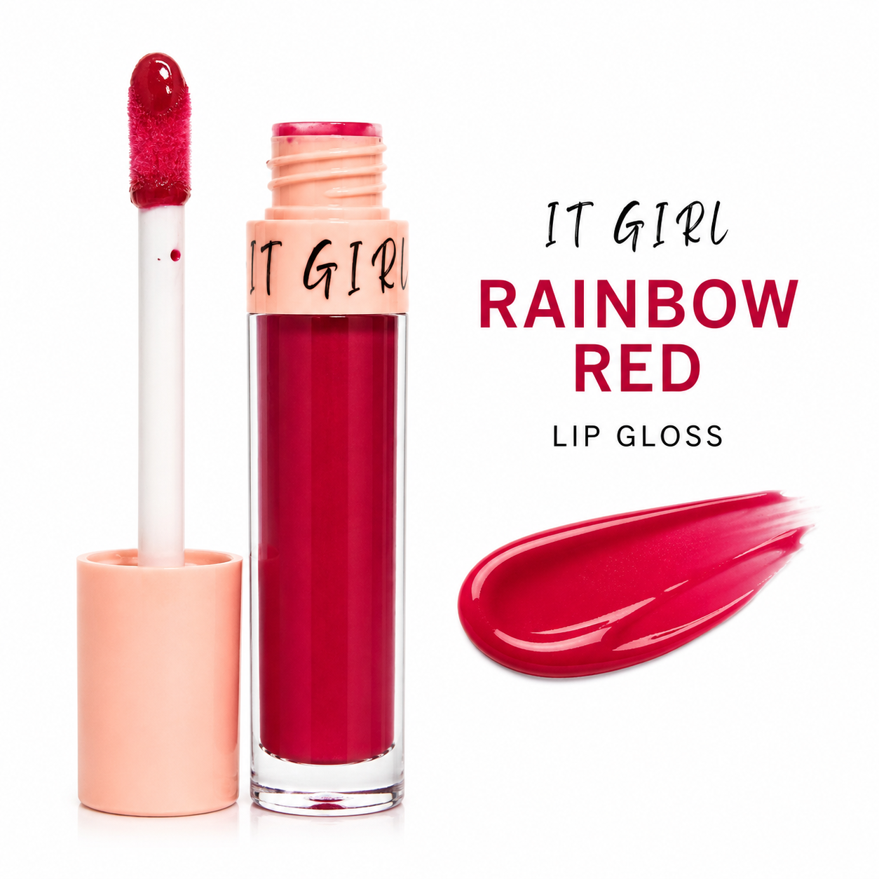 Rainbow Red Lip Gloss